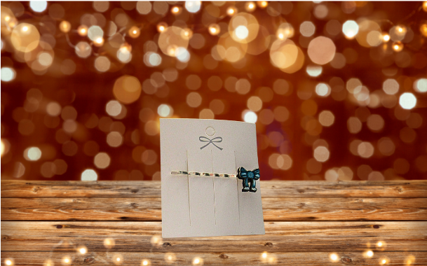 Hair Bobby Pin with MDF Sublimated Charm