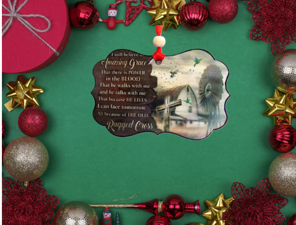 Benelux Shaped Sublimated Ornament