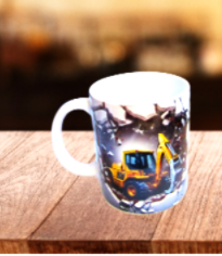 11 oz.  Ceramic Coffee Mug Sublimated