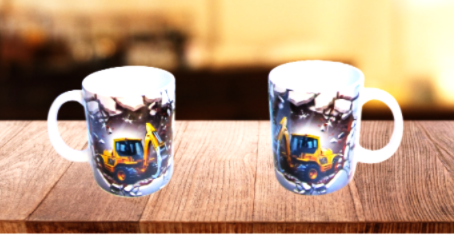 11 oz.  Ceramic Coffee Mug Sublimated