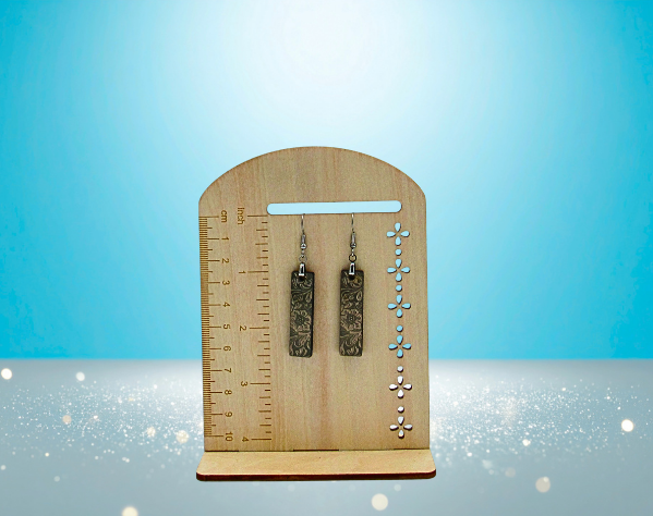 MDF Bar Shaped Sublimated Earrings 1.5 inch