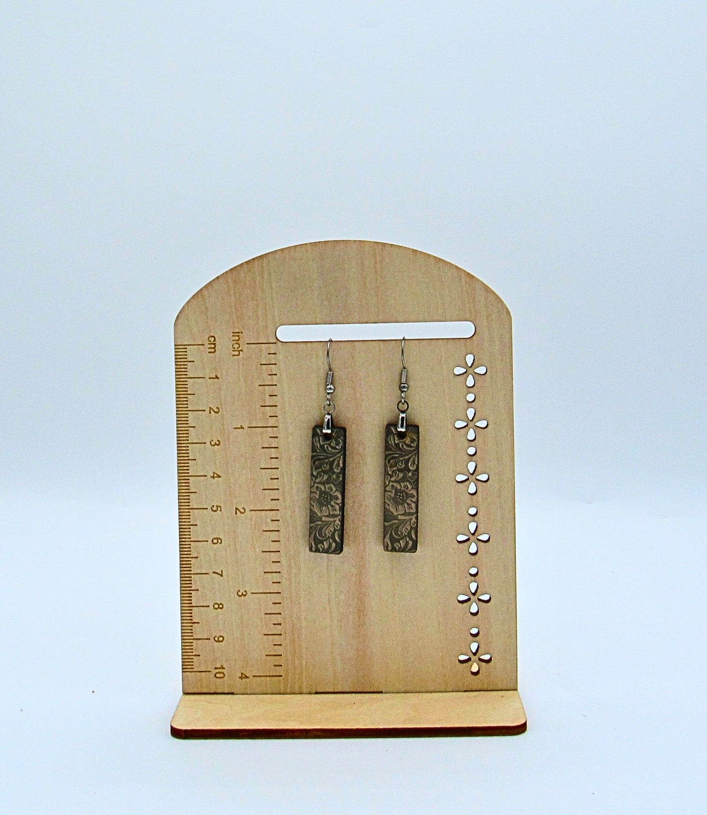 MDF Bar Shaped Sublimated Earrings 1.5 inch