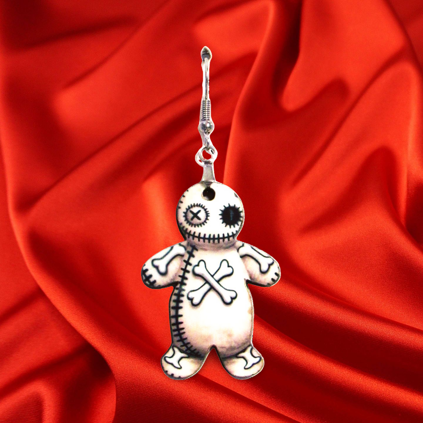 Fluffy Monster Shaped Sublimated Earrings