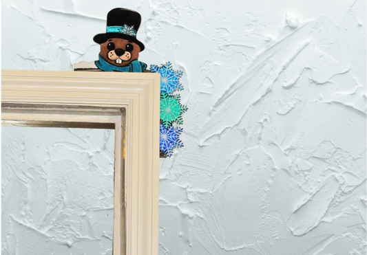 Gopher Shaped Sublimated Corner Sitter