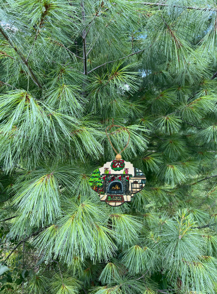 Bulb Shaped MDF Sublimated Christmas Ornament