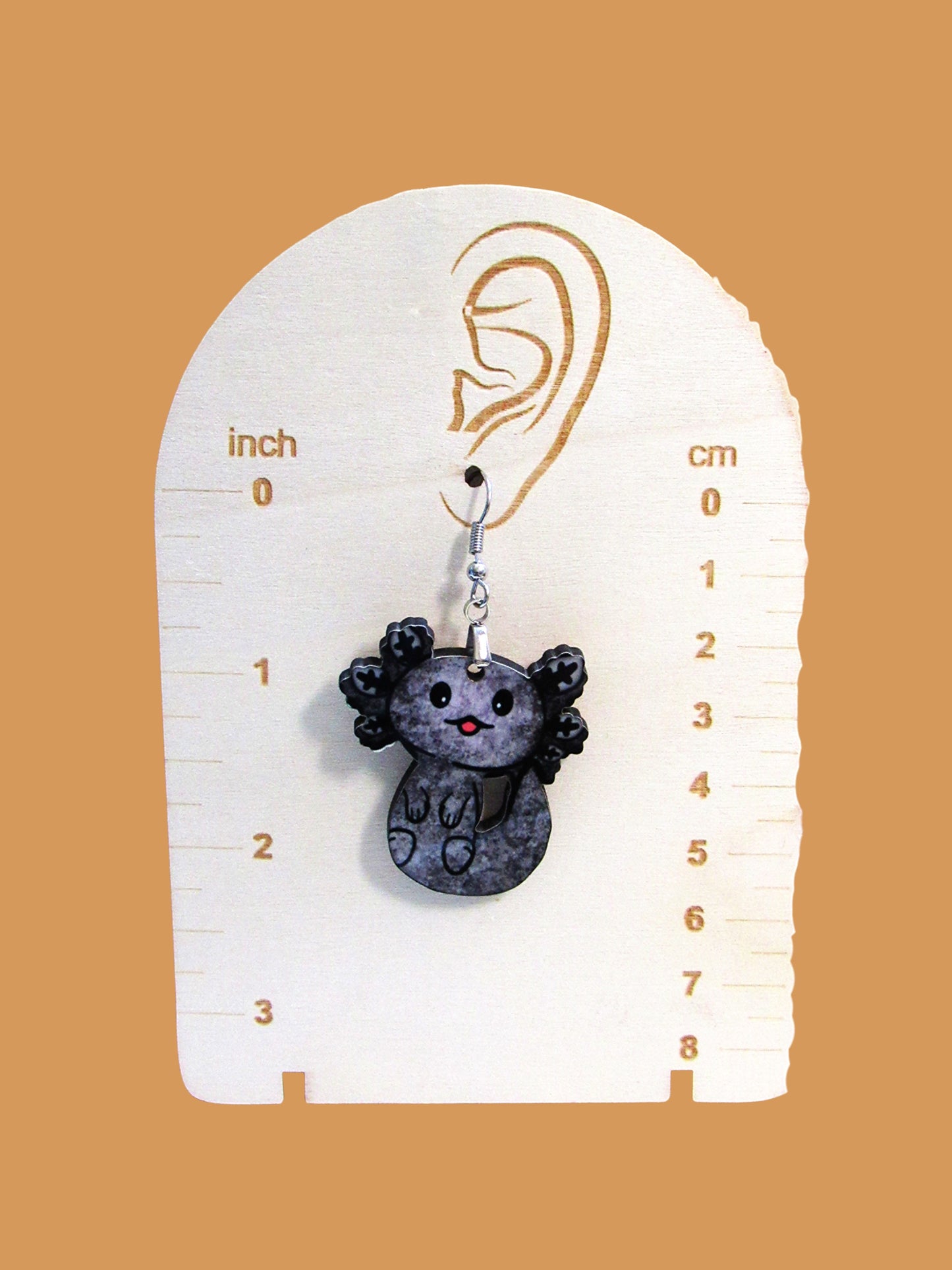 Axoloti Shaped Sublimated Earrings