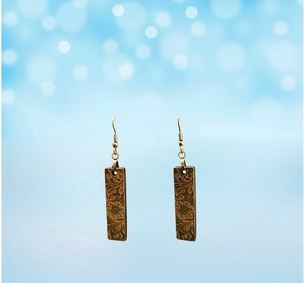MDF Bar Shaped Sublimated Earrings 1.5 inch
