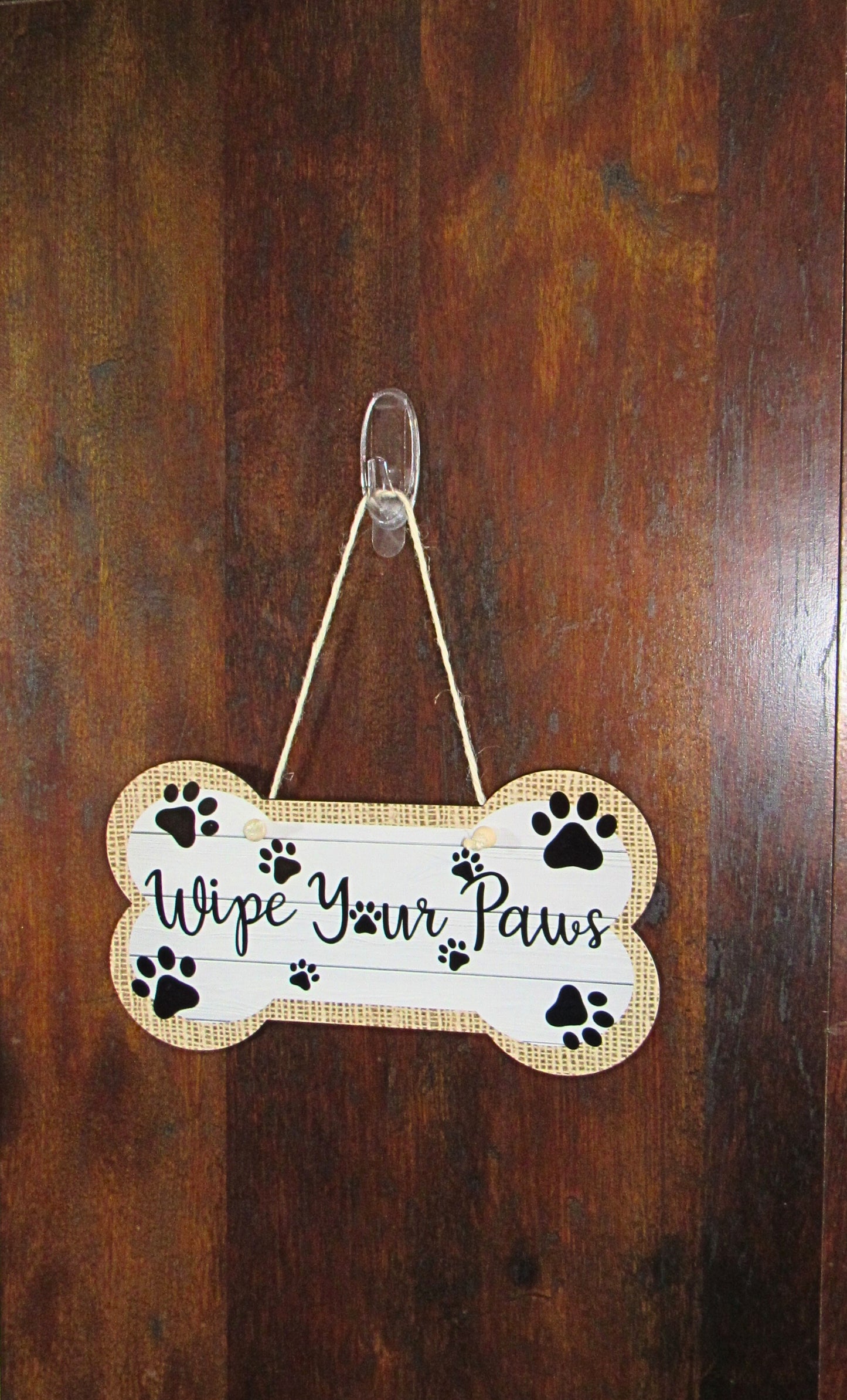 Dog Bone Shaped Sublimated Door Hanger