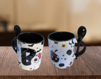11 oz. Colored Sublimated Mug with Spoon