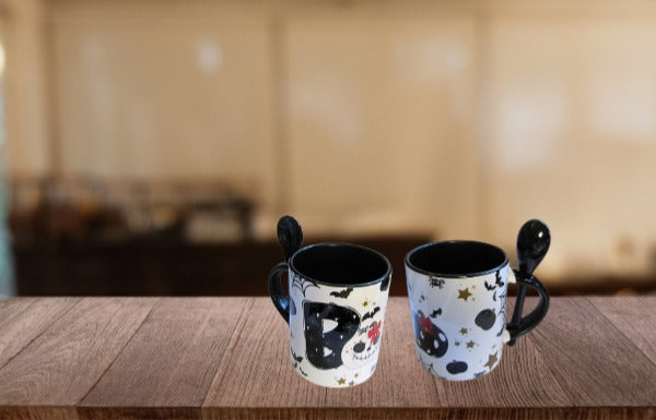 11 oz. Colored Sublimated Mug with Spoon