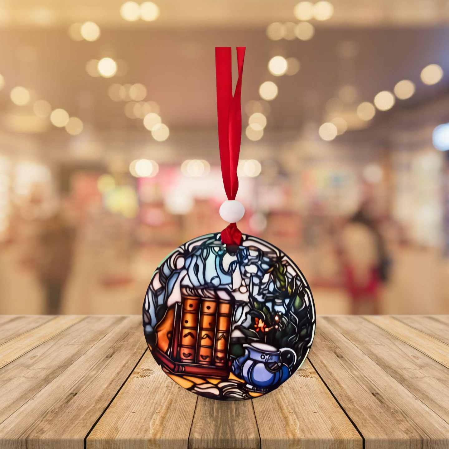 Round Shaped Sublimated Ornament
