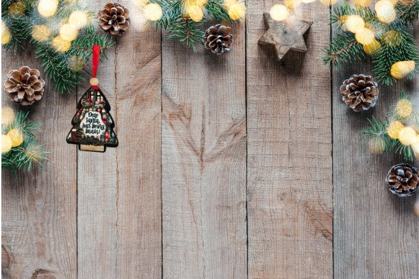 Tree Shaped Sublimated Ornament