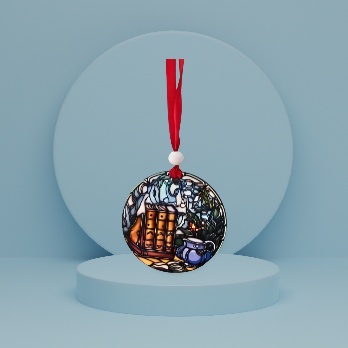 Round Shaped Sublimated Ornament
