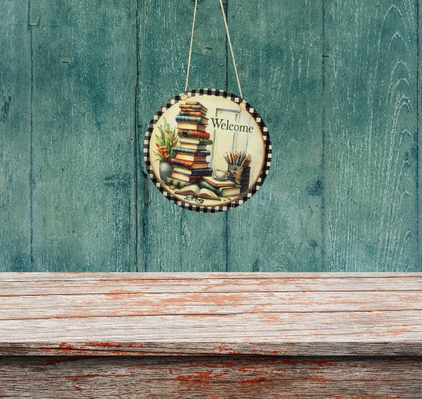 Round Shaped Sublimated Door Hanger