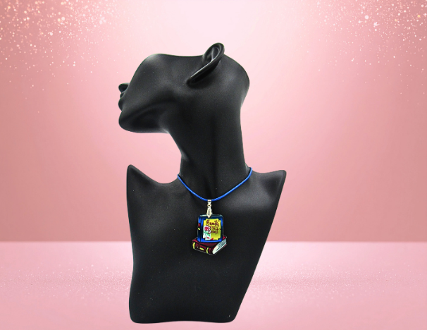 MDF-Book Shaped Childs Sublimated Necklace