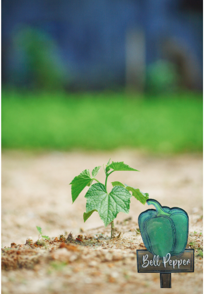 Acrylic-Pepper Shaped Sublimated Plant Stake