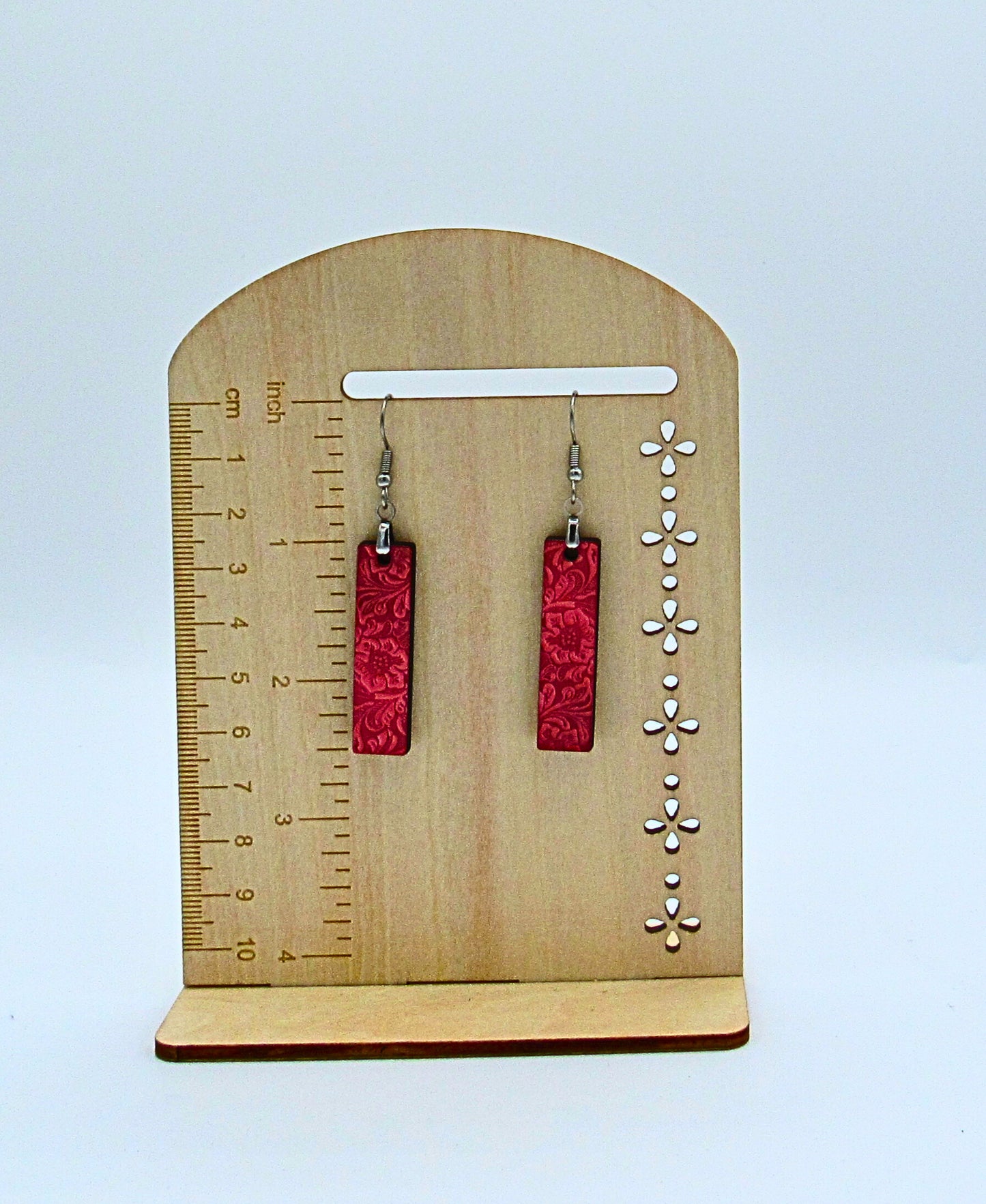 MDF Bar Shaped Sublimated Earrings 1.5 inch
