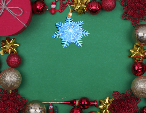 Snowflake Shaped Sublimated Ornament