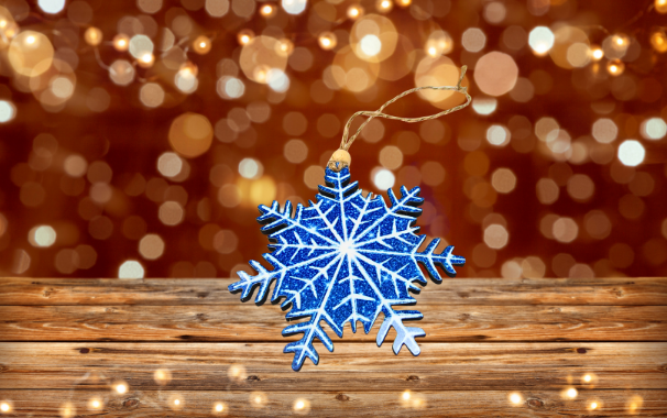 MDF-Snowflake Shaped Sublimated Ornament