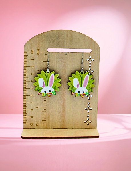 MDF-Sunflower Shaped Sublimated Earrings 1.5 inch