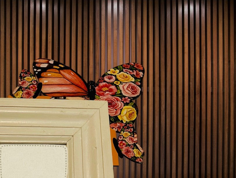 Butterfly Shaped Sublimated Corner Sitter