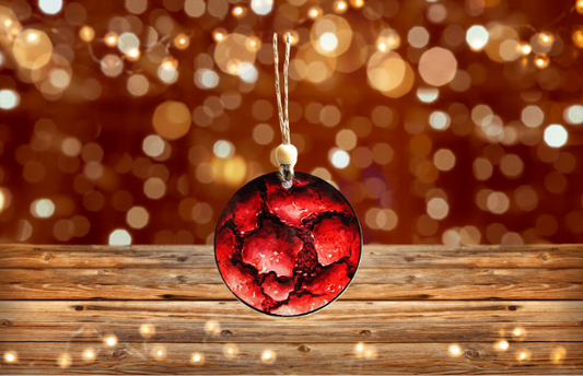 Round Shaped Sublimated Ornament