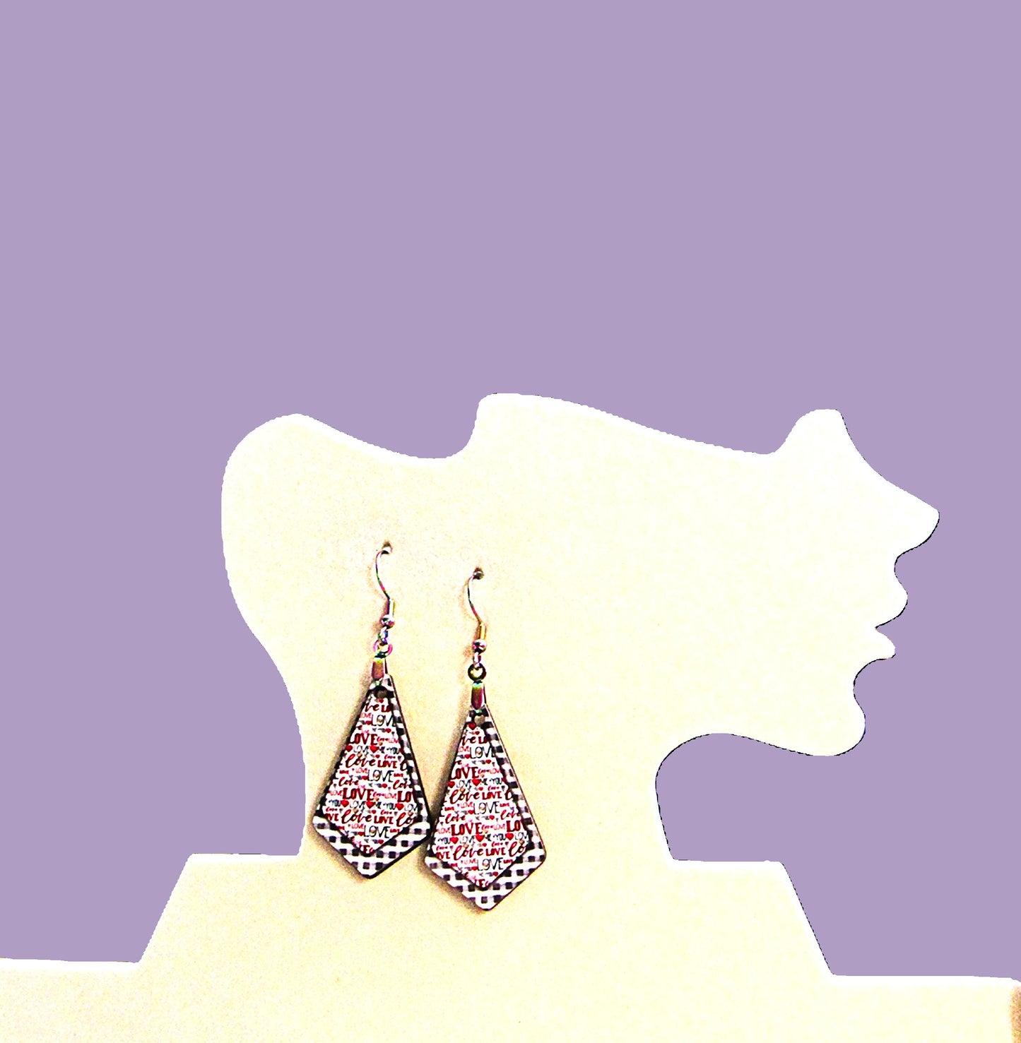 Boho Geometric Shaped Sublimated Earrings