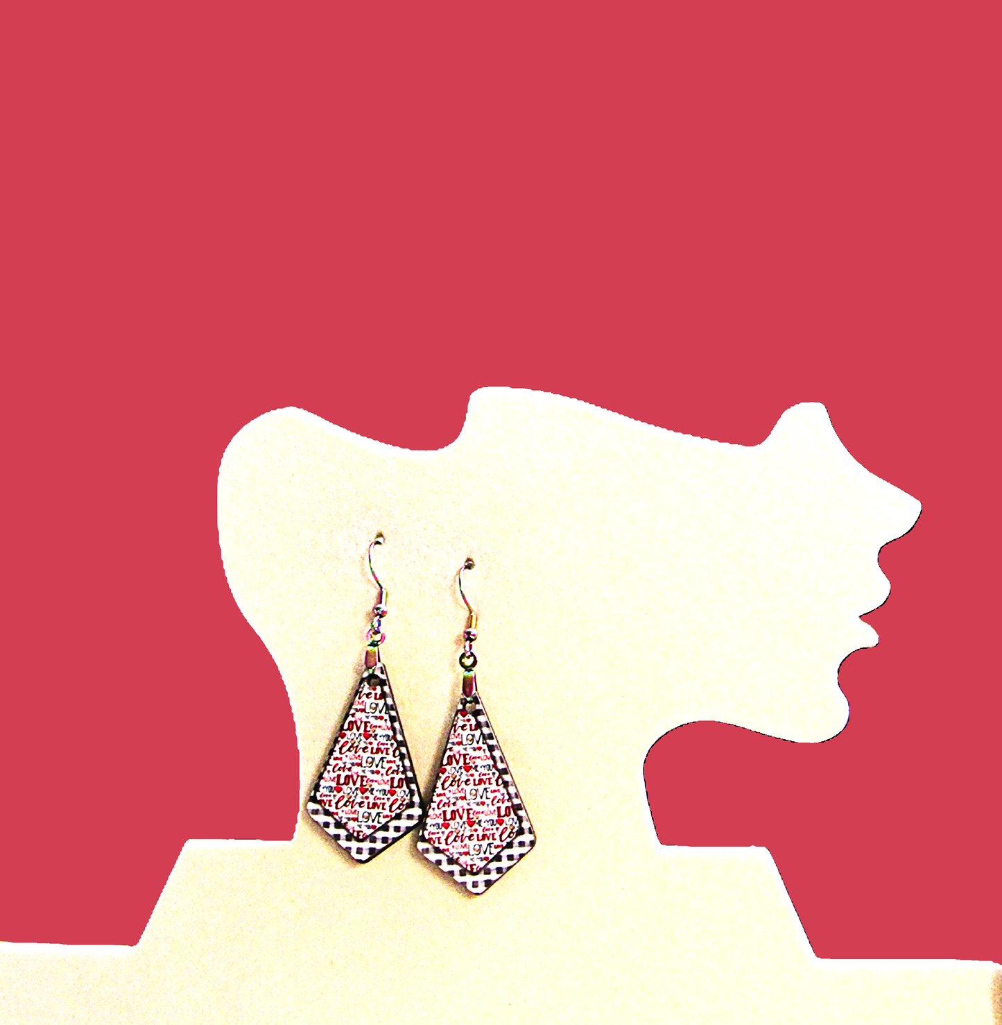 Boho Geometric Shaped Sublimated Earrings