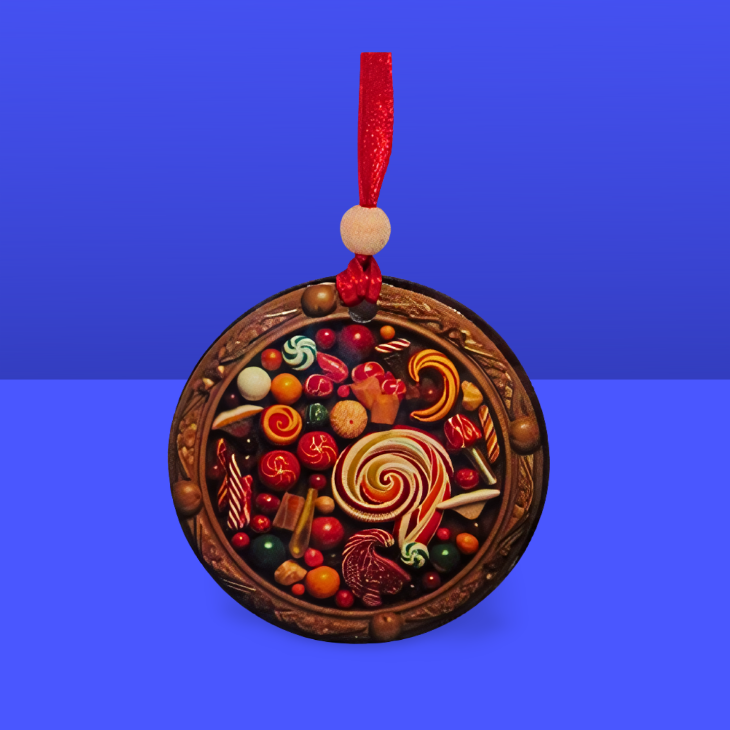 Round Shaped Sublimated Ornament