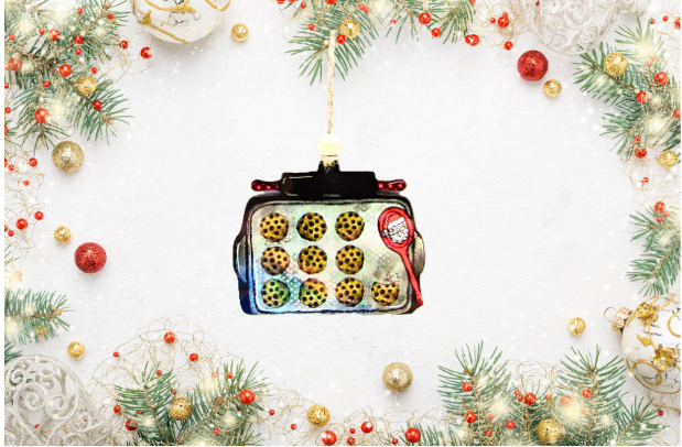 Cookie Pan Shaped Sublimated Ornament