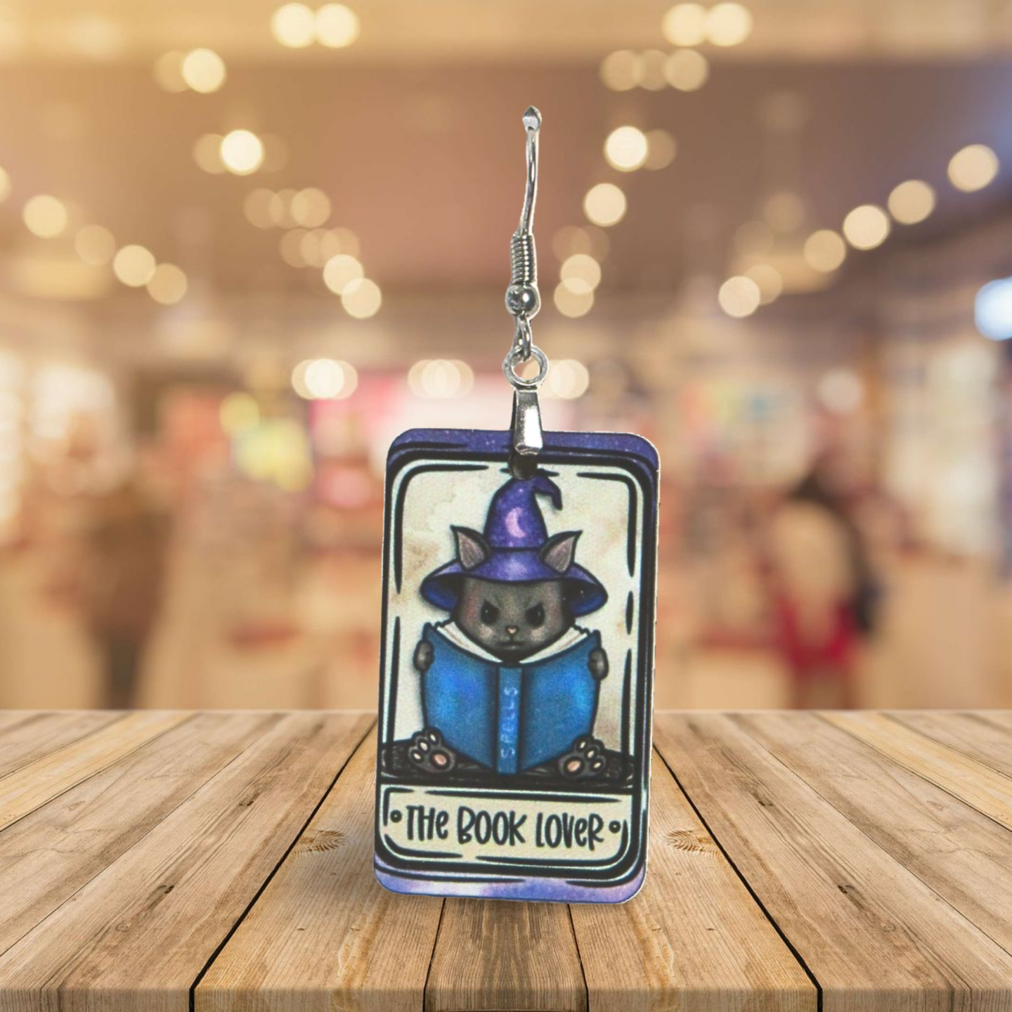 Tarot Card Shaped Sublimated Earrings