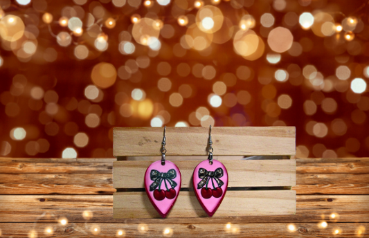 MDF-Reverse Teardrop Sublimated Earrings 1.5 inch