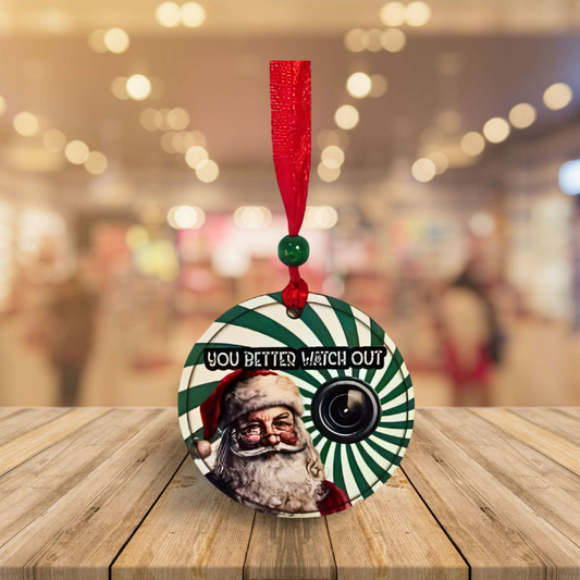 Round Shaped Sublimated Ornament