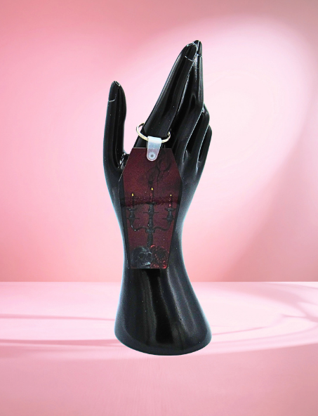 MDF-Coffin Shaped Sublimated Keychain