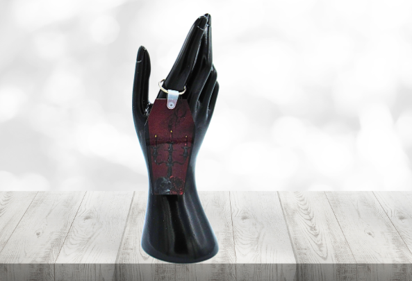MDF-Coffin Shaped Sublimated Keychain