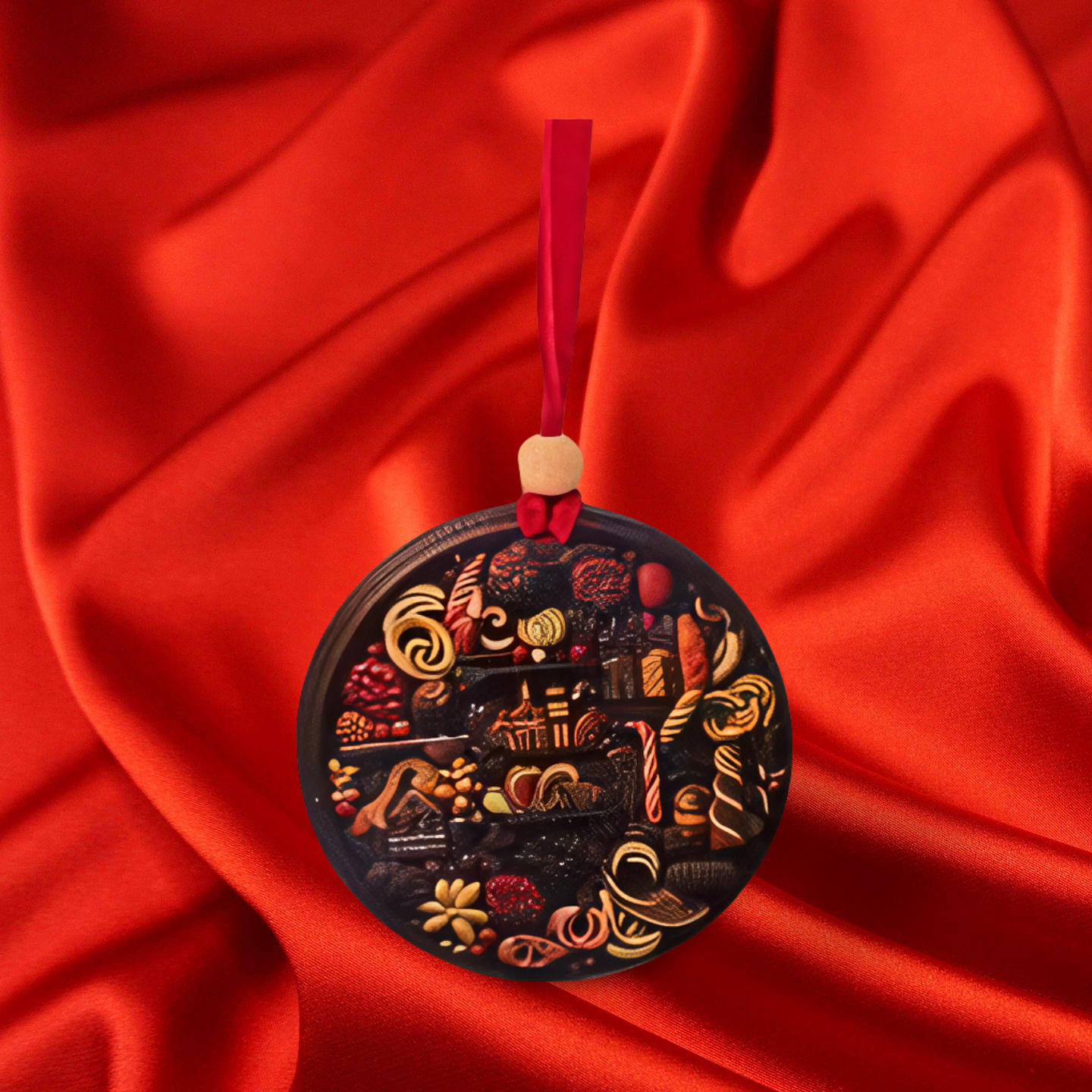 Round Shaped Sublimated Ornament