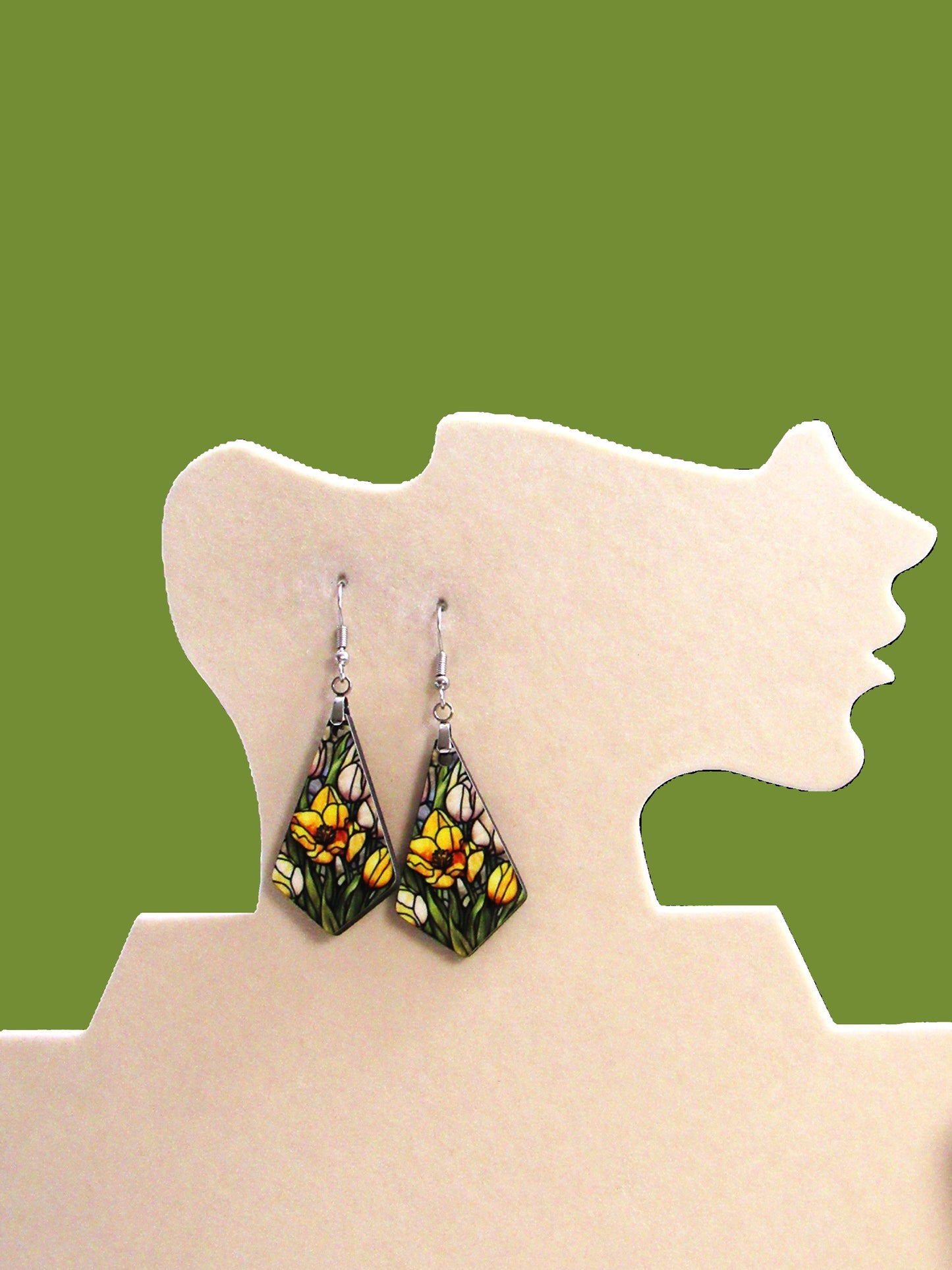 Boho Geometric Shaped Sublimated Earrings