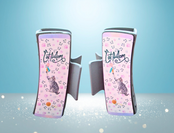 MDF-Large Sublimated Hair Claw Clip