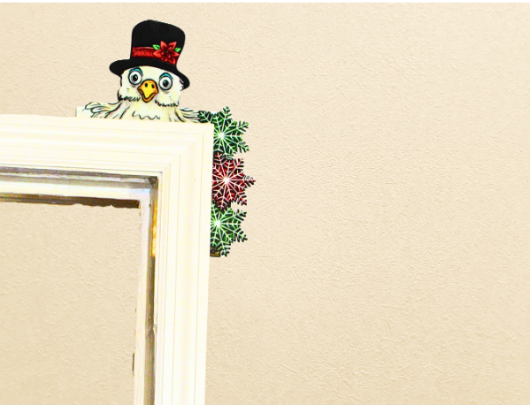 Chicken Shaped Sublimated Corner Sitter