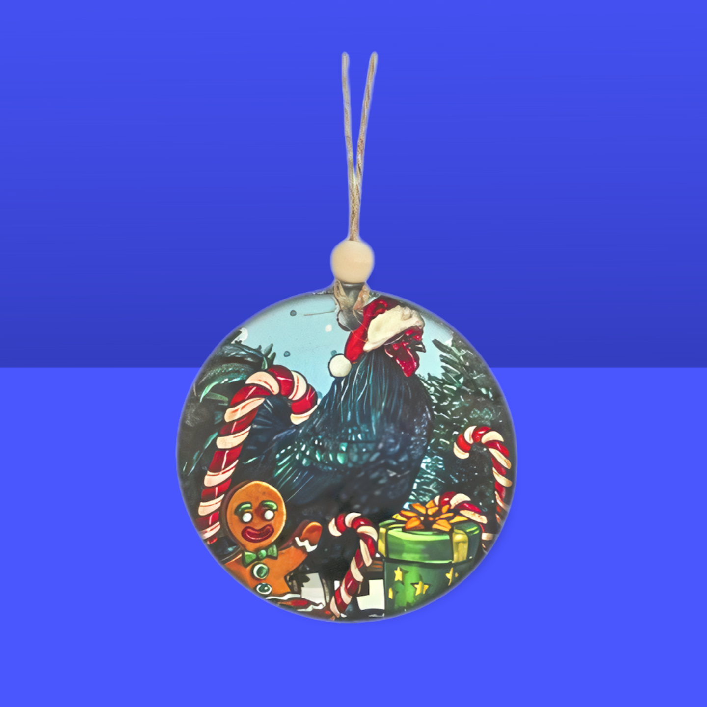 Round Shaped Sublimated Ornament