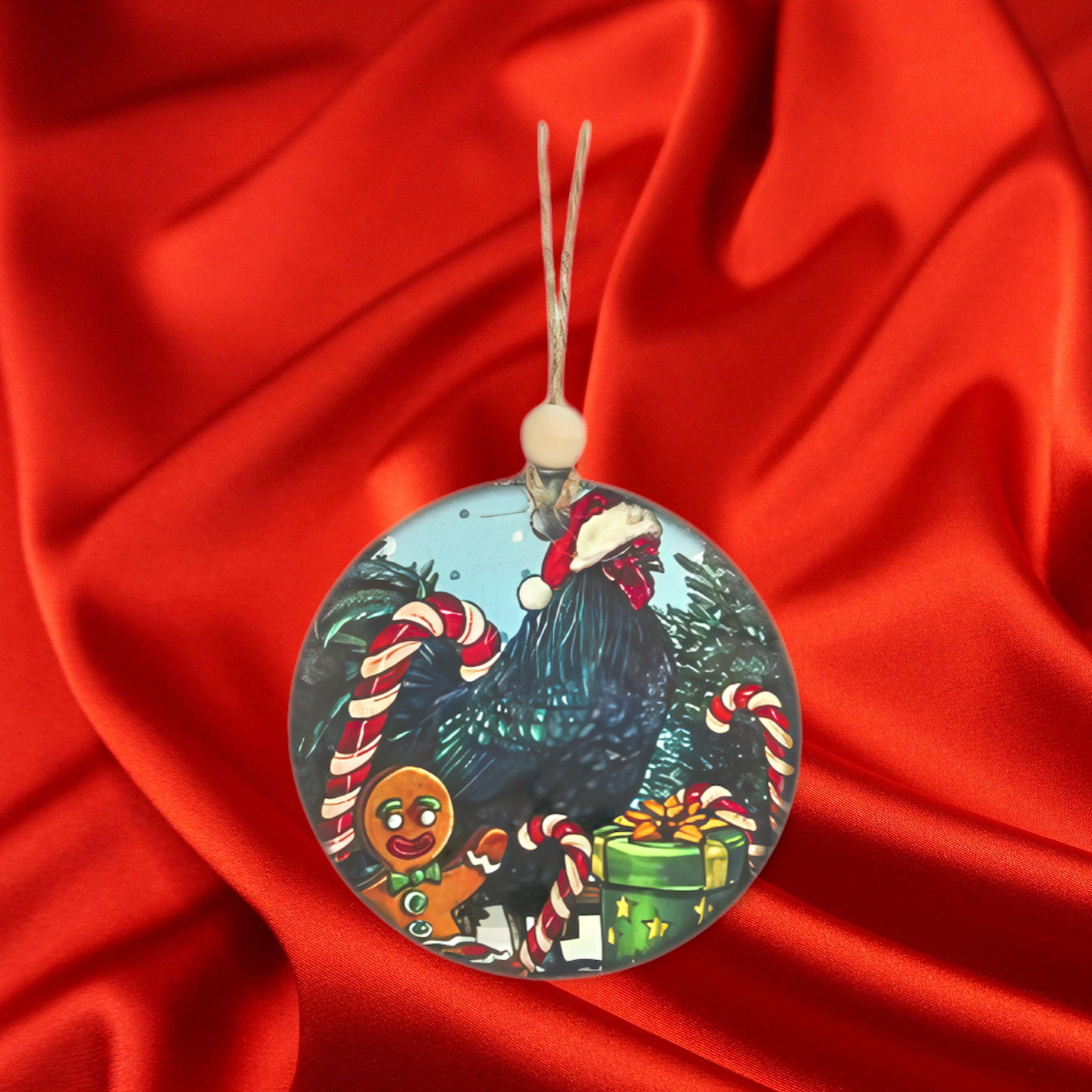 Round Shaped Sublimated Ornament