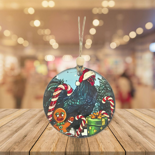 Round Shaped Sublimated Ornament