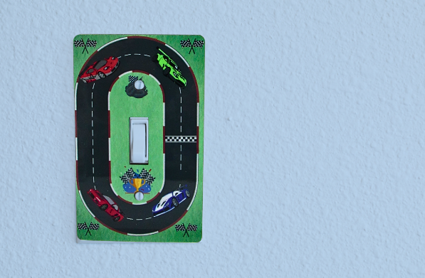 Standard Shaped Sublimated Light Switch Plate