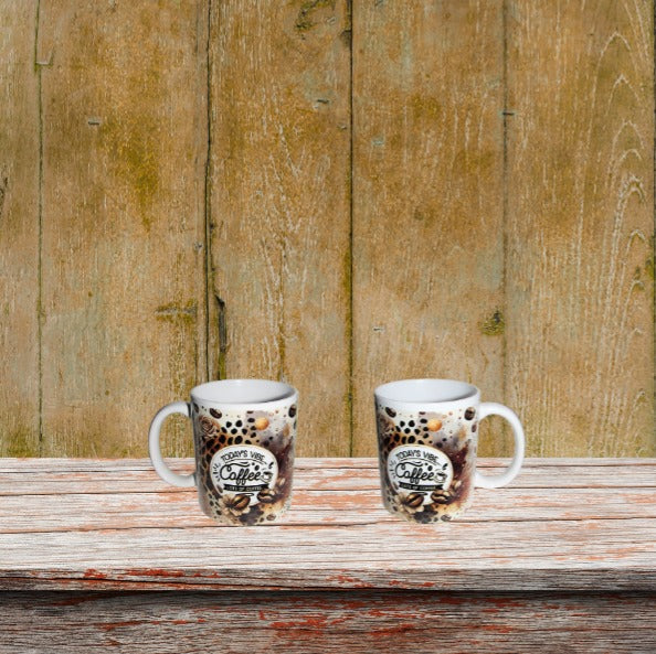 11 oz.  Ceramic Coffee Mug Sublimated