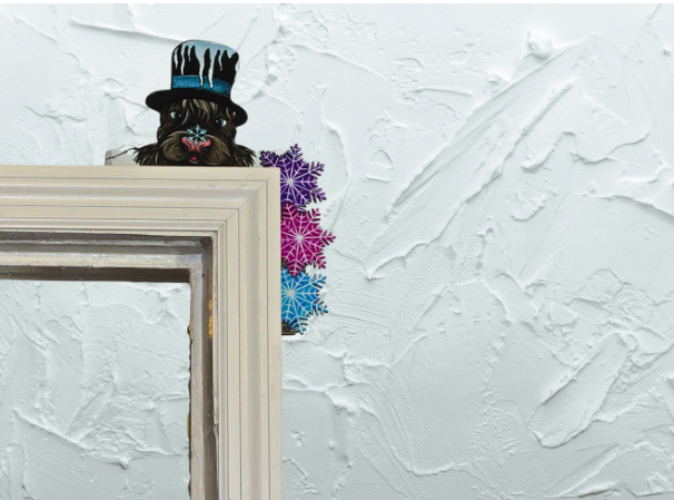 Cow Shaped Sublimated Corner Sitter