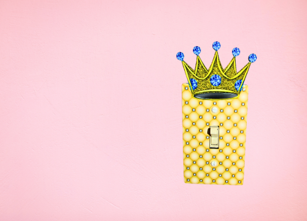 MDF- Crown Shaped Sublimated  Switch Plate Cover