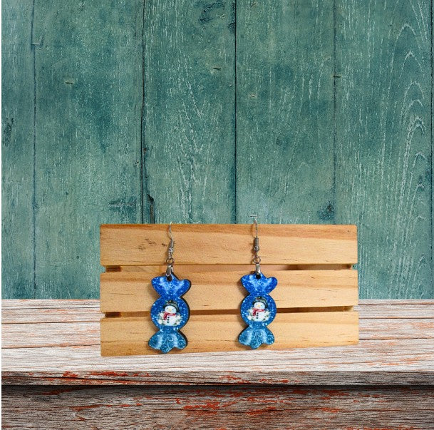 Candy Shaped Sublimated Earring