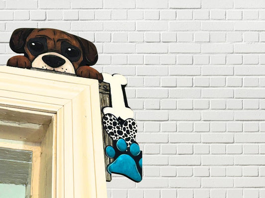 Dog Shaped Sublimated Corner Sitter