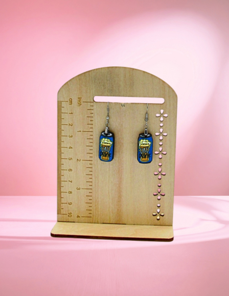 MDF-Soda Can Shaped Sublimated Earrings 1 inch