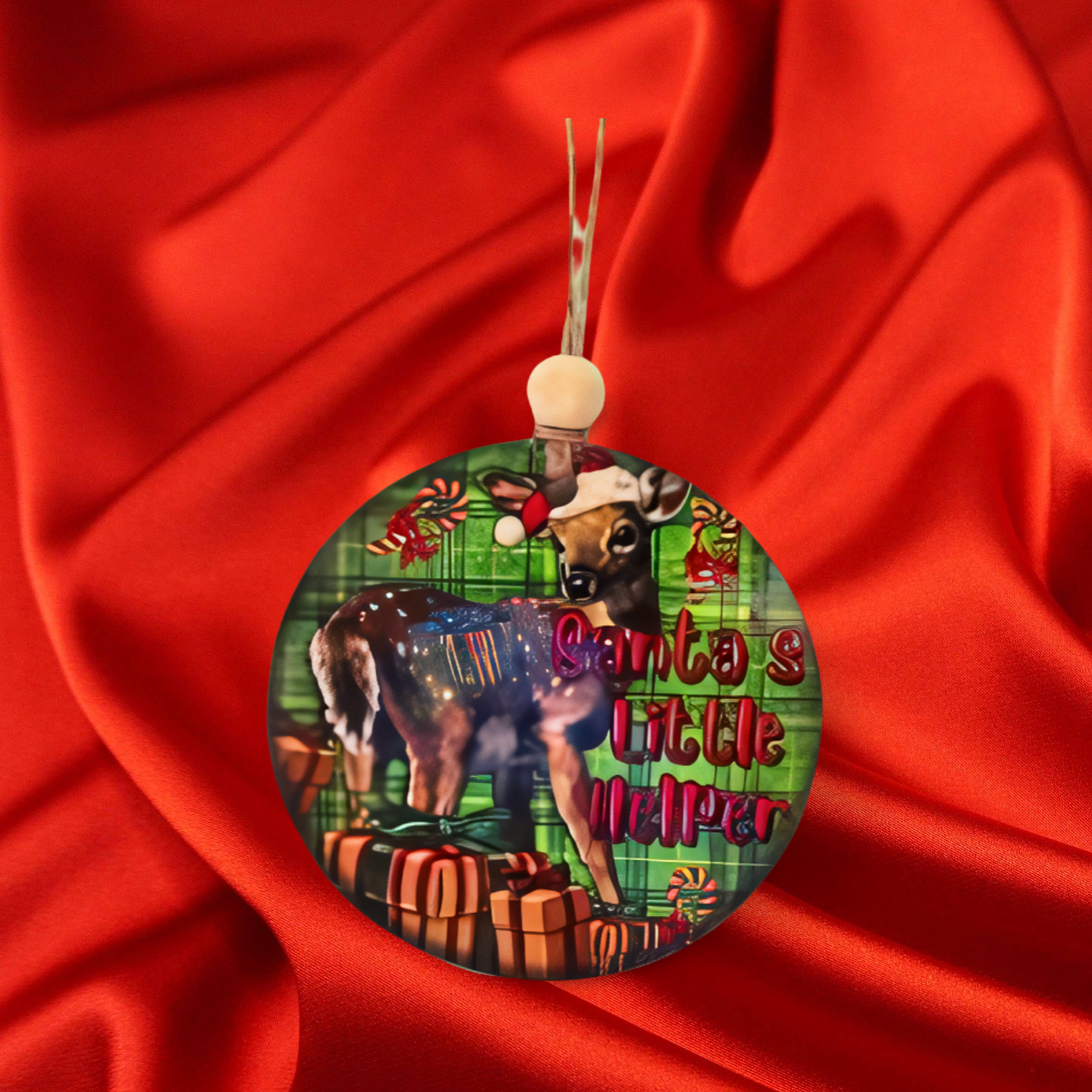 Round Shaped Sublimated Ornament